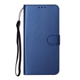 EIDERWOOD OnePlus 8T Faux Leather Case with Strap & Card Holder - Blue