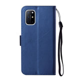 EIDERWOOD OnePlus 8T Faux Leather Case with Strap & Card Holder - Blue