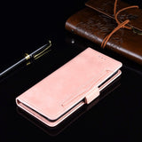 OnePlus 9 Pro Leather Case w. External Card Holder - Pink