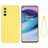 EIDERWOOD OnePlus Nord CE (5G) Liquid Silicone Case w. Strap - Yellow