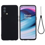 EIDERWOOD OnePlus Nord CE (5G) Liquid Silicone Case w. Strap - Black