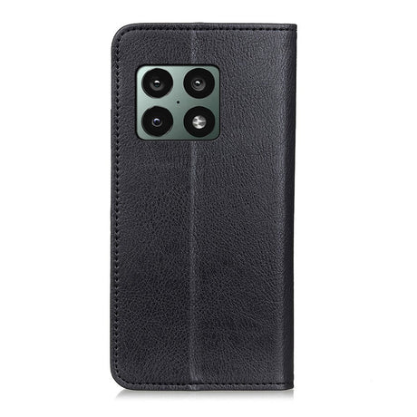 OnePlus 10 Pro Leather Wallet Case & Magnetic Lock - Black