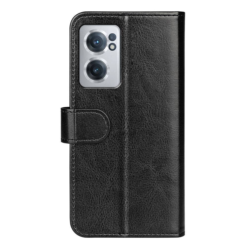 EIDERWOOD OnePlus Nord CE 2 (5G) Faux Leather Flip Case with Cardholder & Stand Function - Black