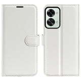 EIDERWOOD OnePlus Nord 2T (5G) Faux Leather Flip Case with Cardholder & Stand Function - White
