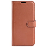 EIDERWOOD OnePlus Nord 2T (5G) Faux Leather Flip Case with Cardholder & Stand Function - Brown