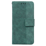 OnePlus Nord 2T (5G) Flip Case with Wallet & Strap - Geometry Pattern - Green