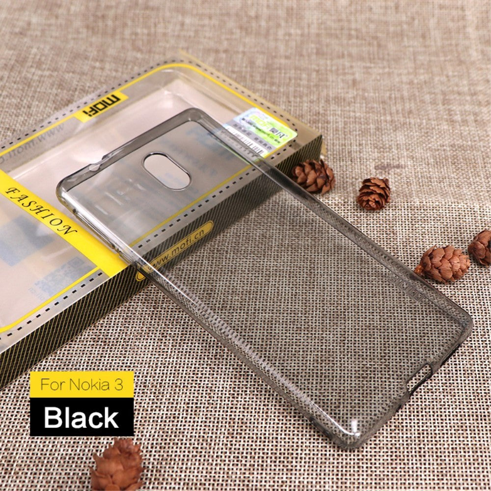 MOFI Ultra Thin Nokia 3 Case Transparent - Black