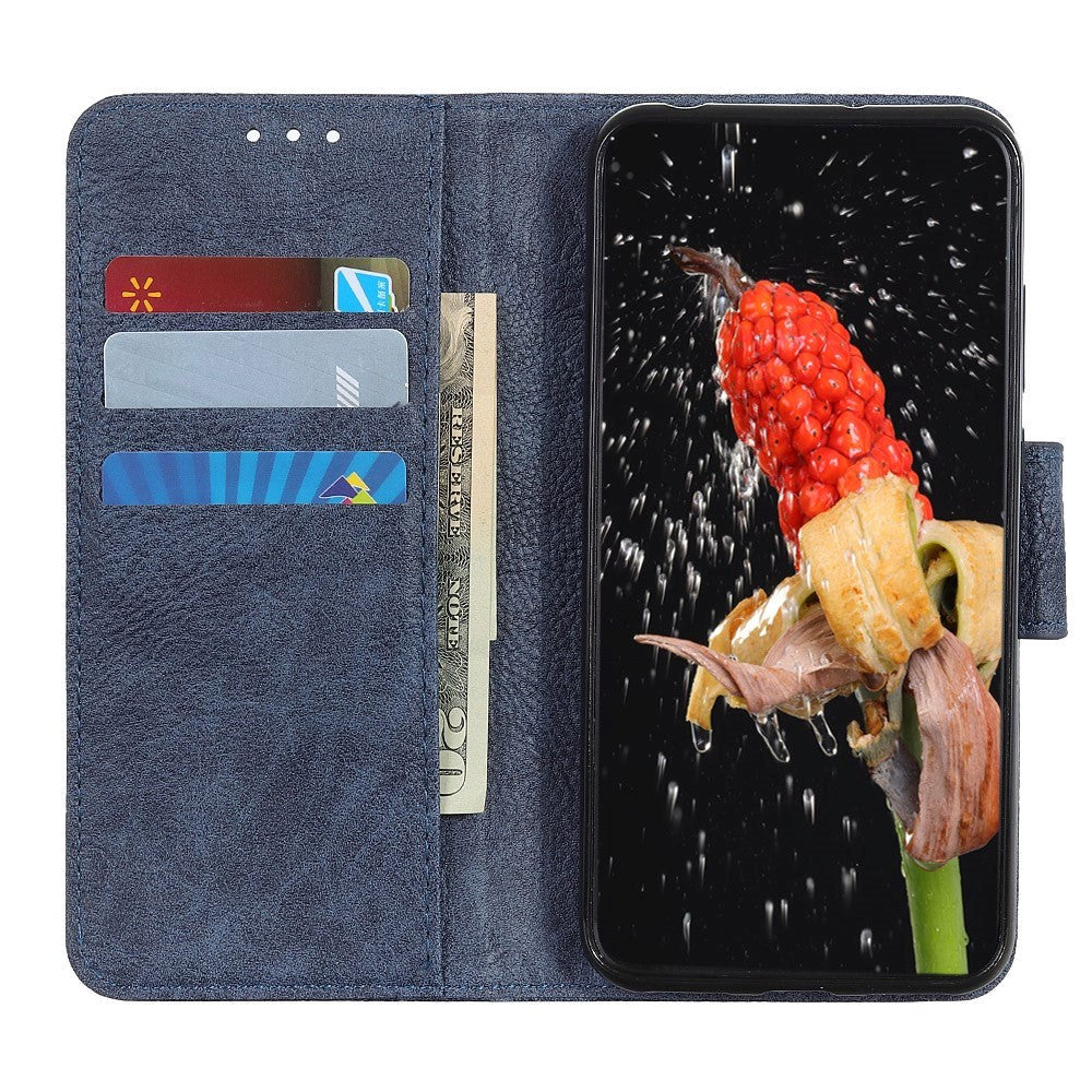 Nokia 2.3 Neutral Leather Wallet Case Blue