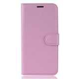 Nokia 2.3 Litchi Leather Wallet Case - Pink