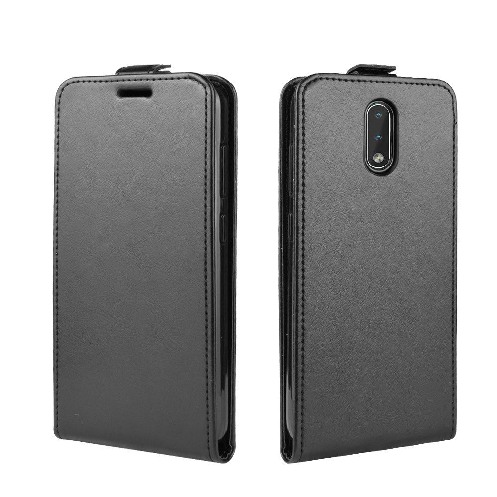 Nokia 2.3 Neutral Leather Wallet Case - Black