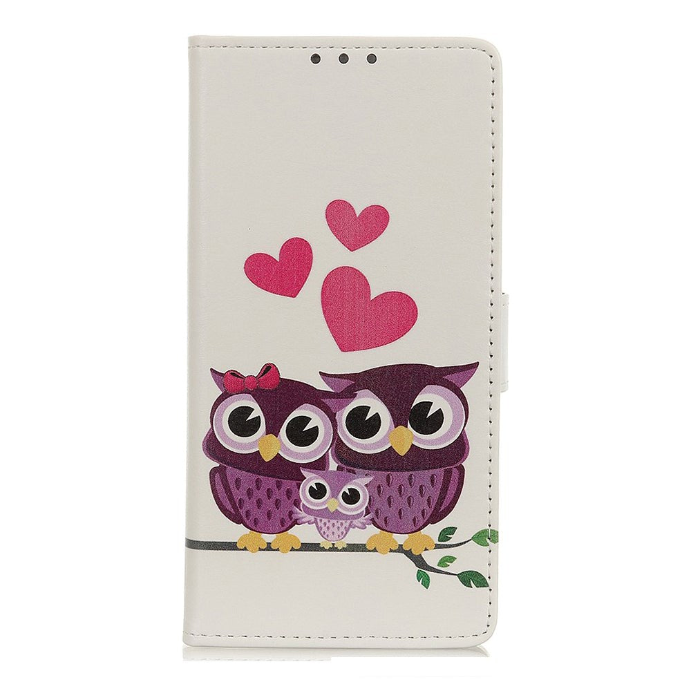 Nokia 1.3 Leather Wallet Case Owl Family