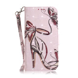 Nokia 1.3 Light Spot Leather Flip Case - High Heel Sandal