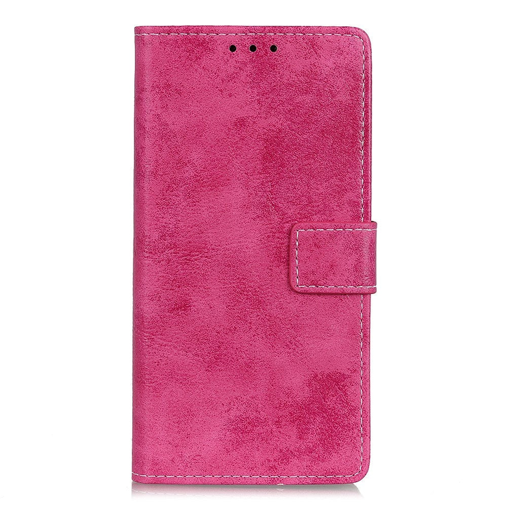 Nokia 8.3 (5G) Vintage Leather Wallet Case - Pink