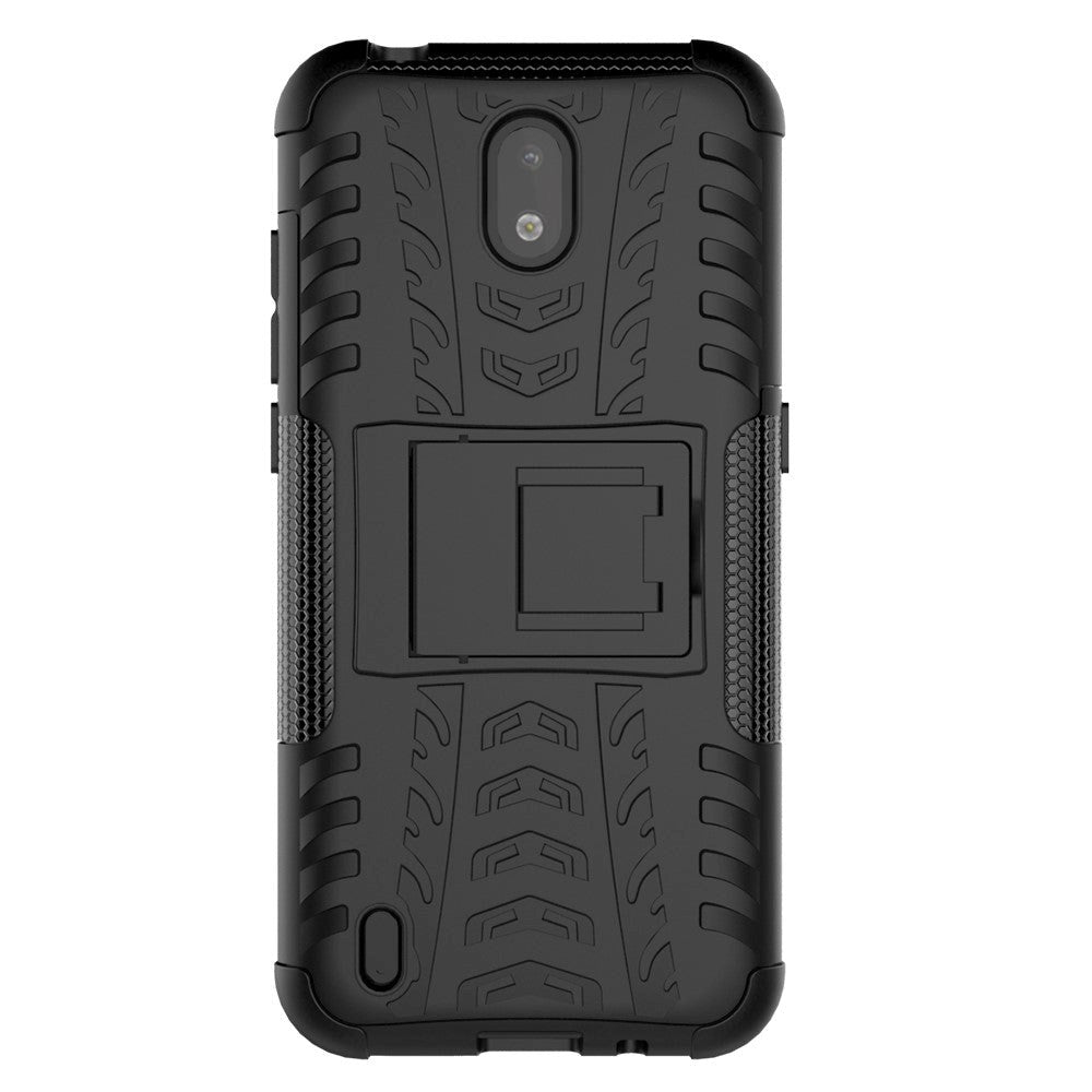 Nokia 1.3 Cool Tyre Tough Case w. Stand - Black