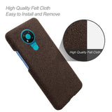 Nokia 3.4 Fabric Case - Brown