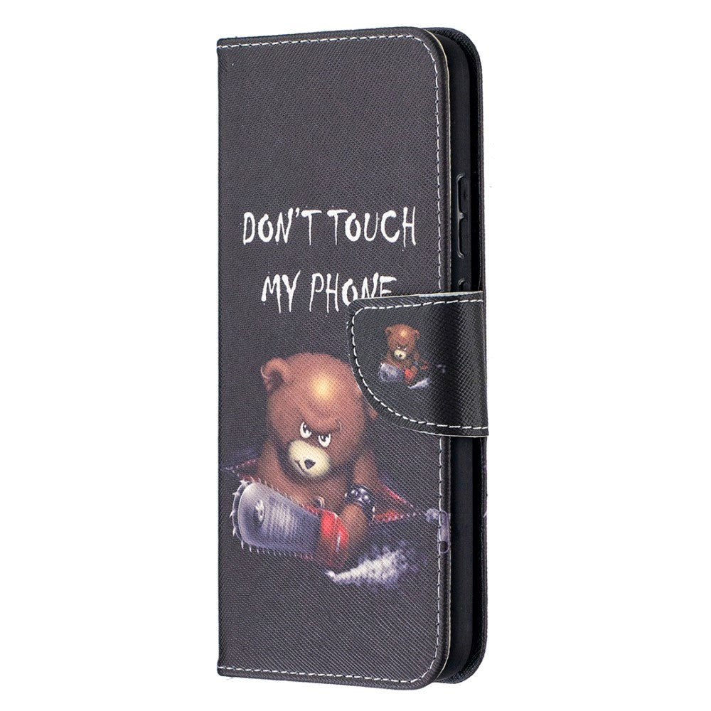 Nokia 3.4 Leather Wallet Case - Evil Teddy