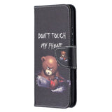 Nokia 3.4 Leather Wallet Case - Evil Teddy