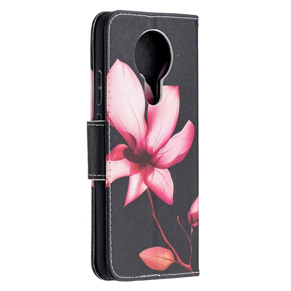 Nokia 3.4 Wallet Case - Lotus Flower