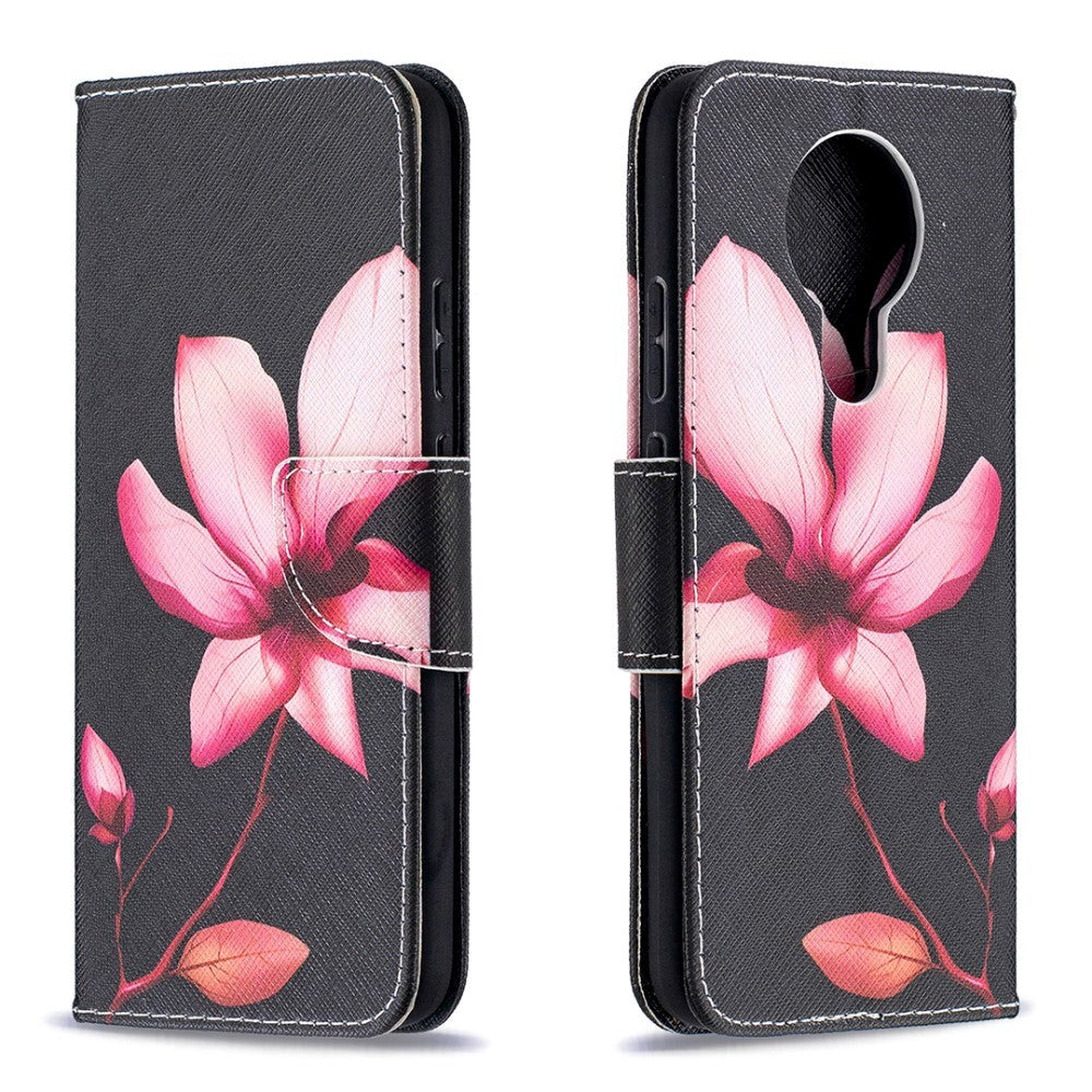 Nokia 3.4 Wallet Case - Lotus Flower