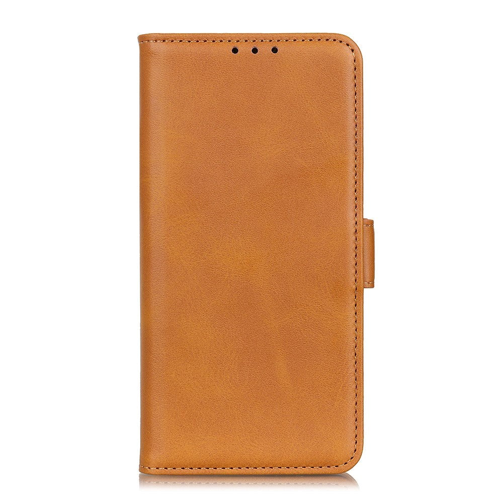 Nokia 1.4 Soft Leather Wallet Case - Light brown