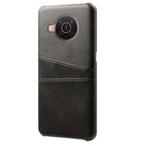 Nokia 1.4 Imitation Leather Case w. Card Holder - Black