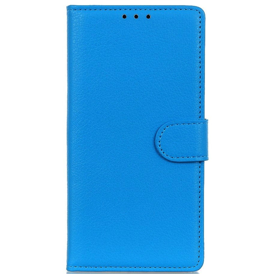 Nokia G21 / G11 Litchi Leather Wallet Case - Blue