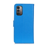 Nokia G21 / G11 Litchi Leather Wallet Case - Blue