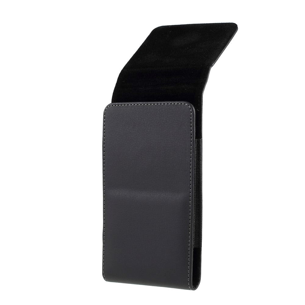 Universal Oxford Cloth Leather Belt Case For Phone - XXL - Black - (Max. Phone: 160 x 80 x 16 mm)