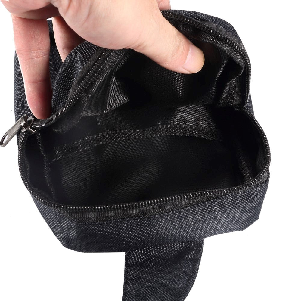 Shoulder Bag w. 2 Compartments (200 x 130 mm) - Black