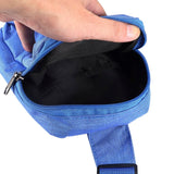 Shoulder Bag w. 2 Compartments (200 x 130 mm) - Blue