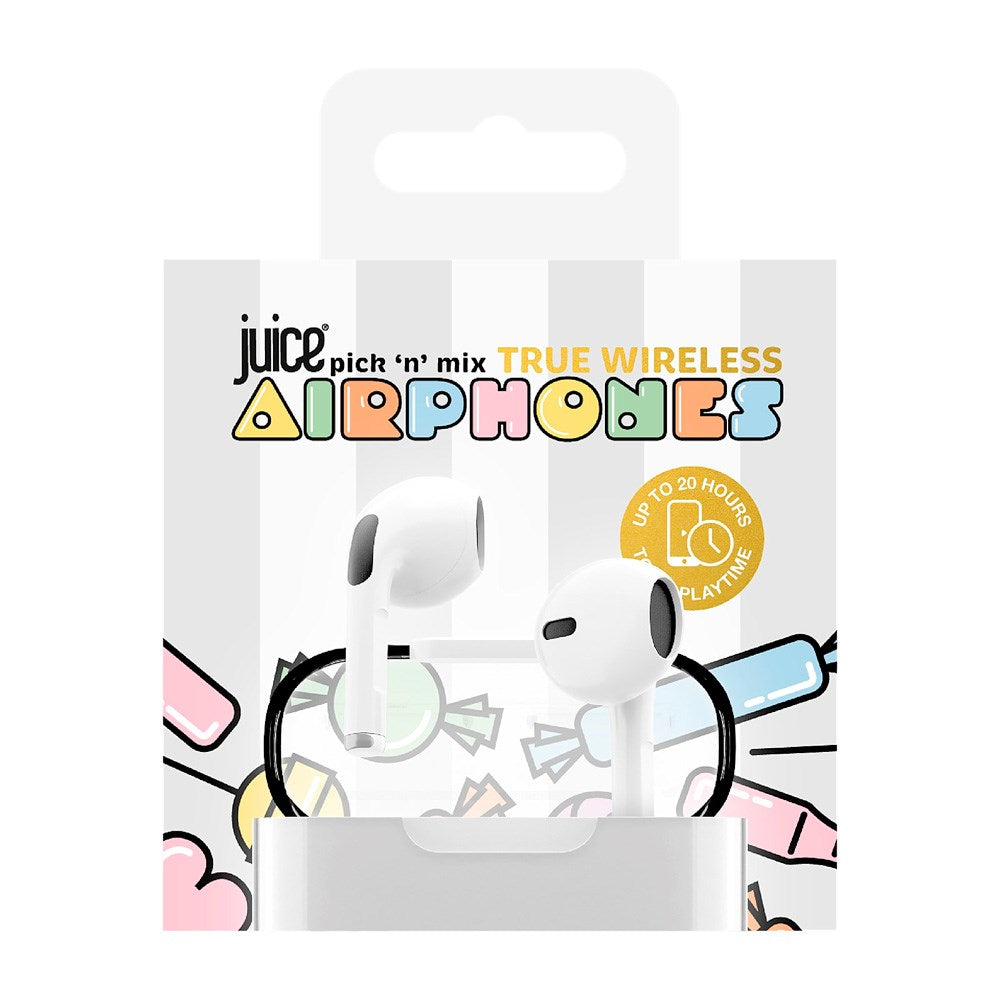 Juice True Wireless In-Ear Headphones - White