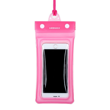 MOMAX Waterproof Air pouch Pink (Max. Phone: 150 x 76 x 10 mm)