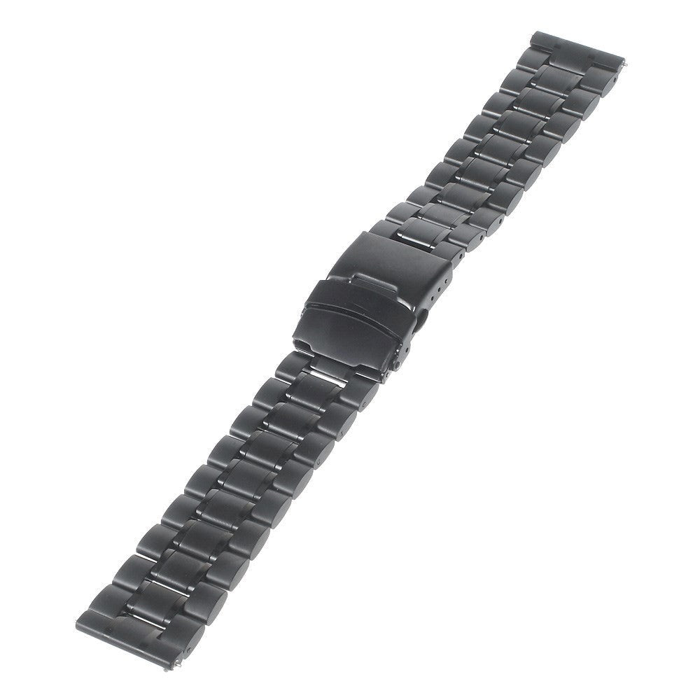 Universal Stainless Steel Watchband (22mm) - Black