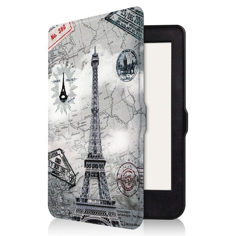 Kobo Nia PU Leather Flip Case w. Sleep/ Wake-up Function - the Eiffel Tower