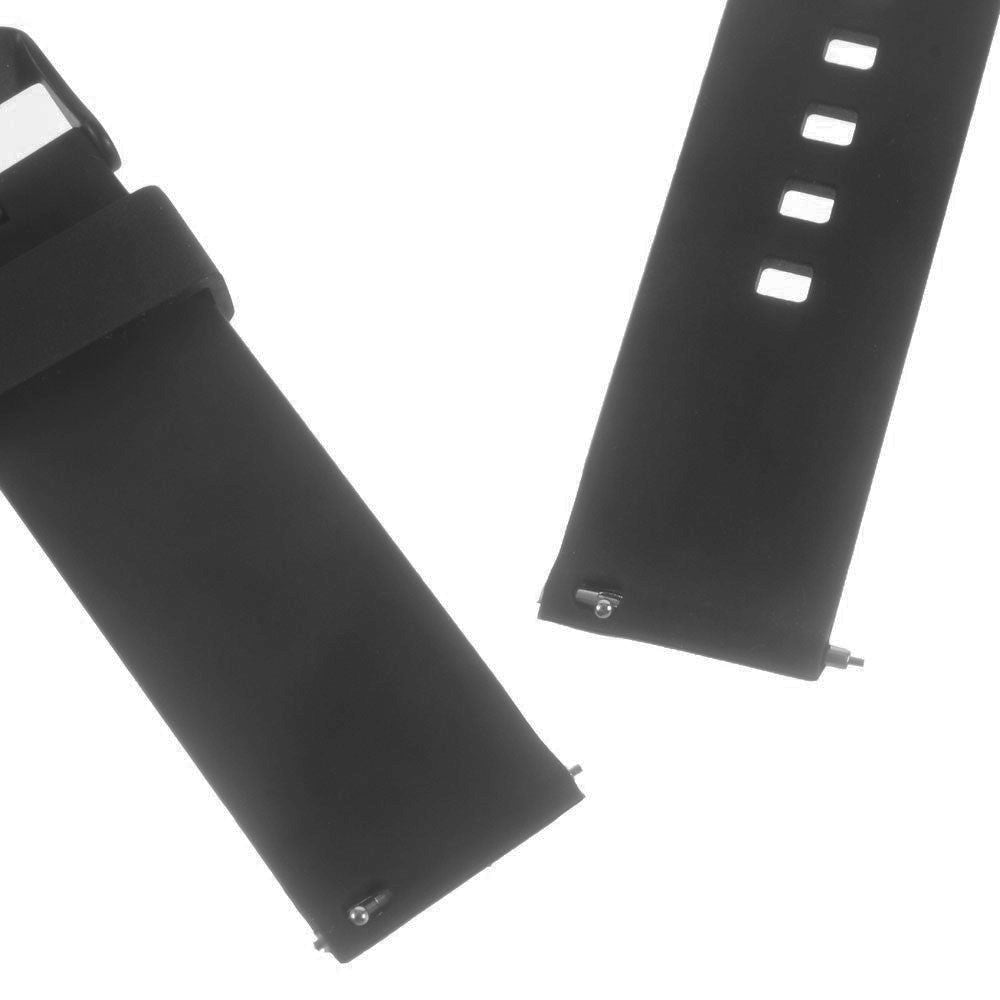 Universal Silicone Watchband (22mm) - Black