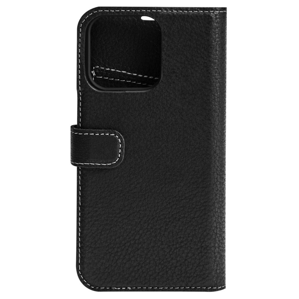 iPhone 13 Pro Max Essentials 2-in-1 Leather Flip Case - Black