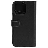 iPhone 13 Pro Max Essentials 2-in-1 Leather Flip Case - Black