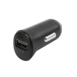 Essentials 12W Car Charger with USB-A to Lightning Cable - 1m - Black
