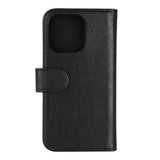 iPhone 14 Pro Essentials 2-in-1 Faux Leather Flip Case - Black