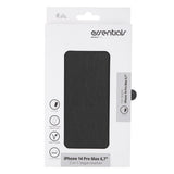iPhone 14 Pro Max Essentials 2-in-1 Faux Leather Flip Case - Black