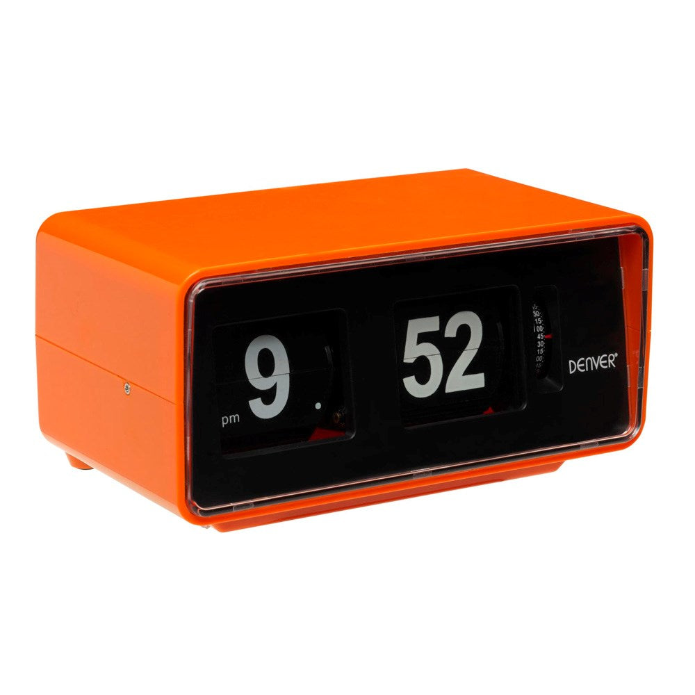 Denver CR-425 Retro Clock Radio / Alarm Clock with PLL FM Radio