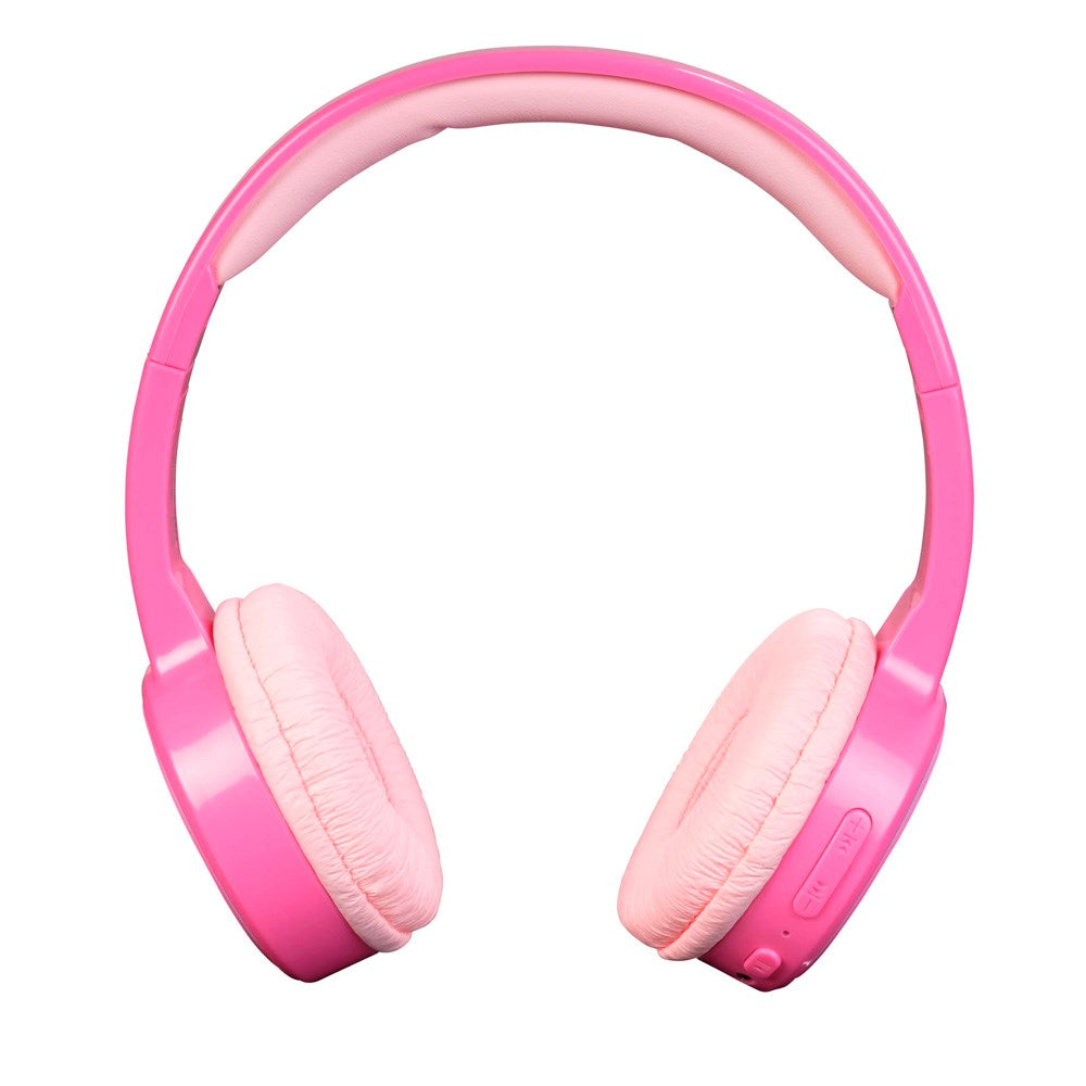 Denver Wireless On-Ear Headphones for Kids - Sound Limiting - Pink