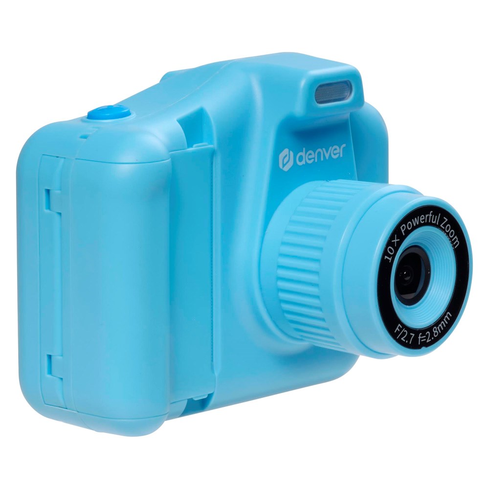 Denver Digital Camera for Kids with Thermal Printer - incl. MicroSD Card & Printer Paper - Blue
