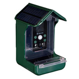 Denver Bird Feeder with Built-in Camera and Solar Charging - Green