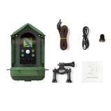Denver Bird Feeder with Built-in Camera and Solar Charging - Green