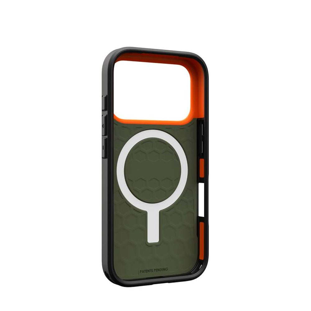 iPhone 17 Pro UAG Civilian Case - MagSafe Compatible - Green / Orange