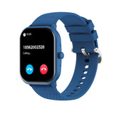 Denver SWC-187 Bluetooth Smartwatch with Health Tracking & Voice Control - Blue