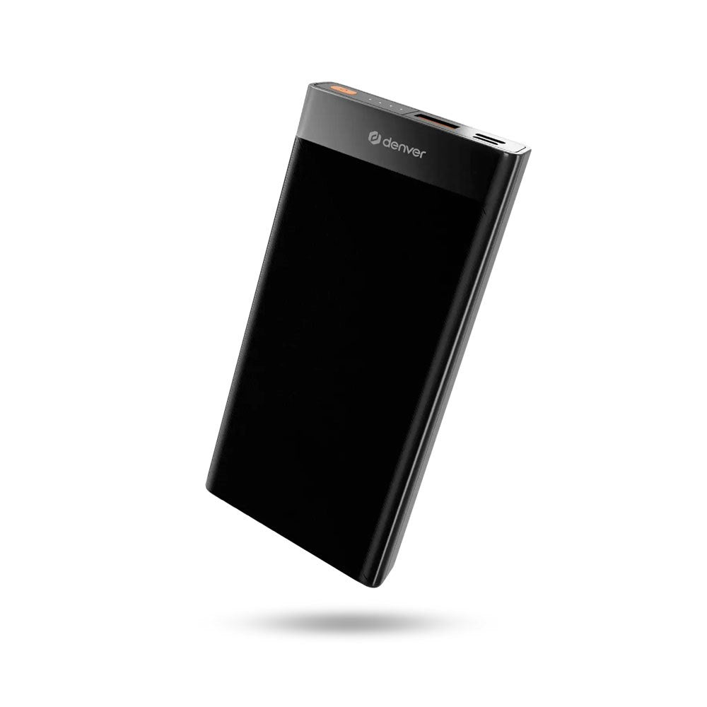 Denver PQC-10008 22.5W PowerBank - 10.000 mAh - Black