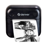 Denver MBP-32B Bluetooth Thermal Printer - incl. 1 x Roll of Printer Paper 1 x Roll of Sticker Paper - Black