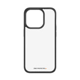 iPhone 15 Pro Case PanzerGlass D3O Bio ClearCase - Black Edge